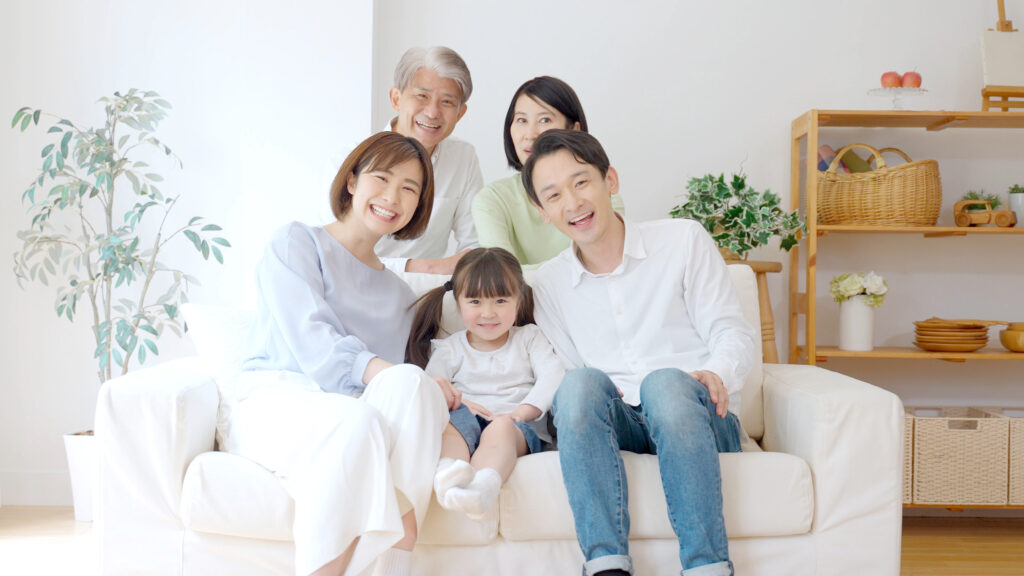 遺言作成が終わった家族